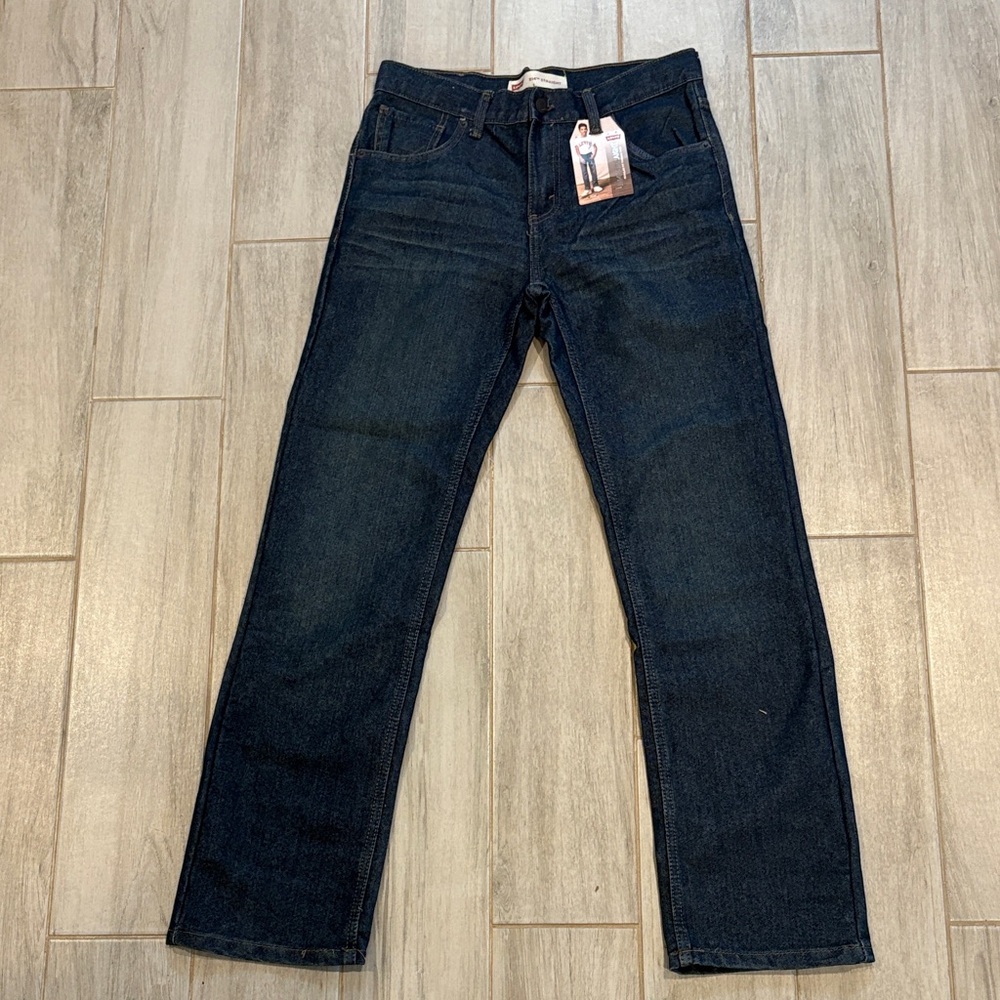 Levi's Boy's Indigo Straight Jeans